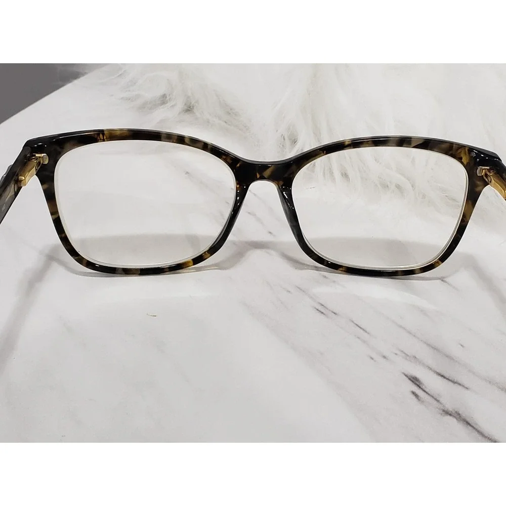 FRAMES ONLY Longchamp LO2680 Tortoise Square Eyeglasses Frames 54-16-140 B:41